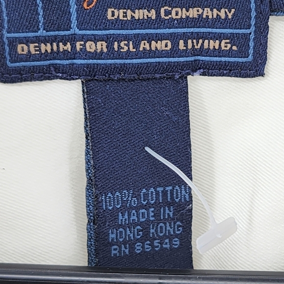 Tommy Bahama Indigo Palms Denim Company Men's Vintage Button-Up Denim Shirt - Picture 5 of 5